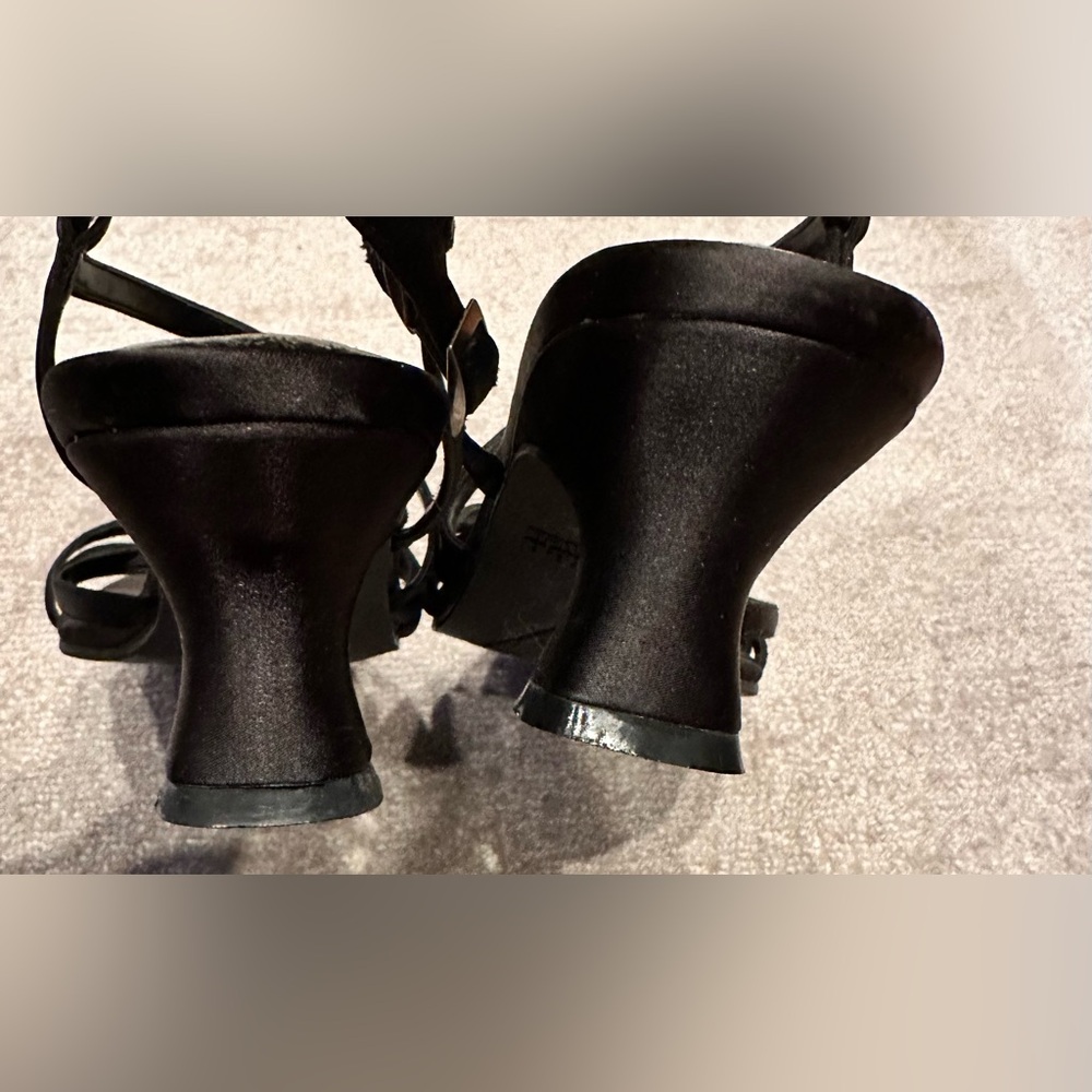 Unlisted Black Strappy Heels - Picture 6 of 6